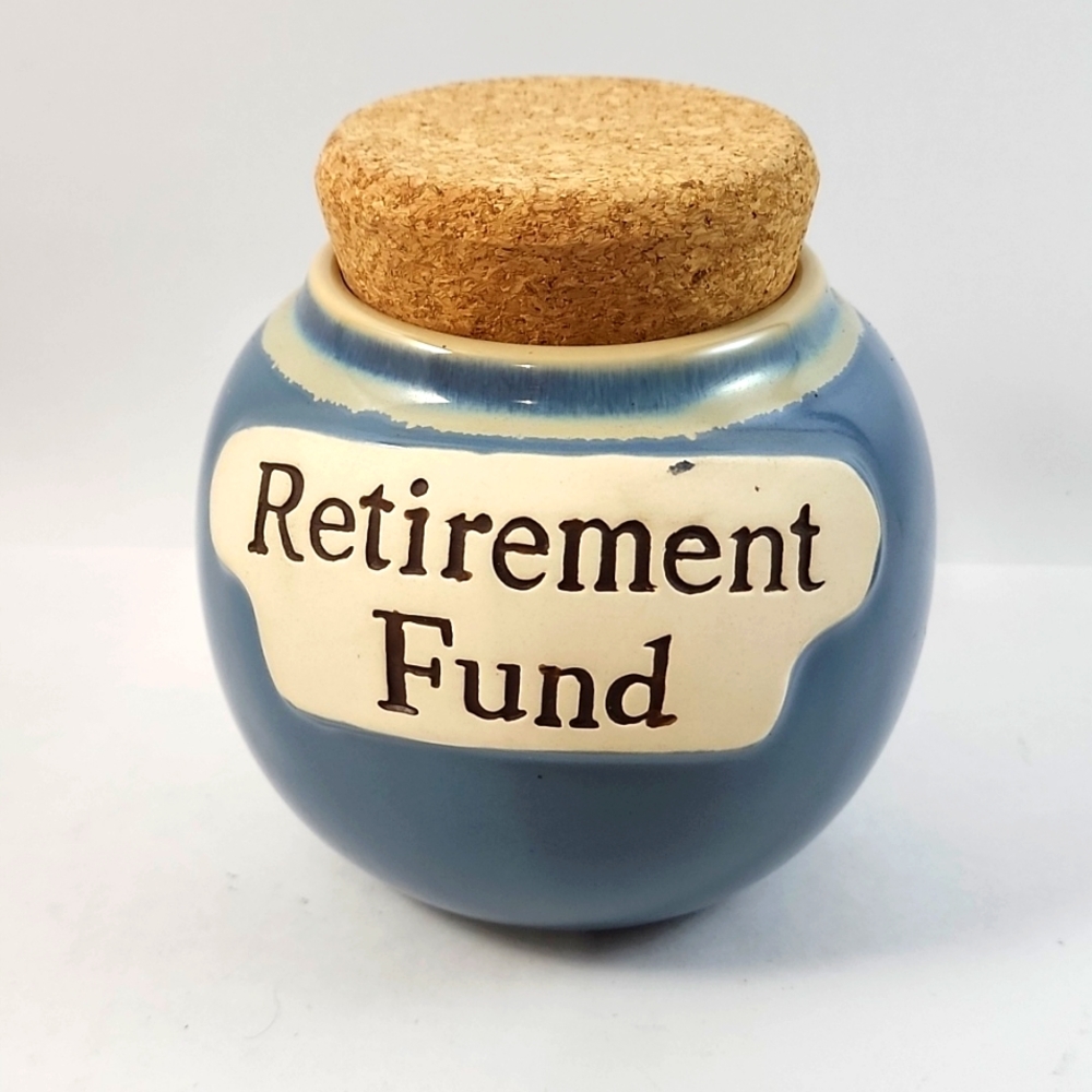 Vintage Pottery Cork Bank
